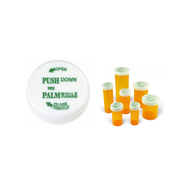 BERRY PERFECTPAK - CHILD-RESISTANT CAP - 8 DRAM