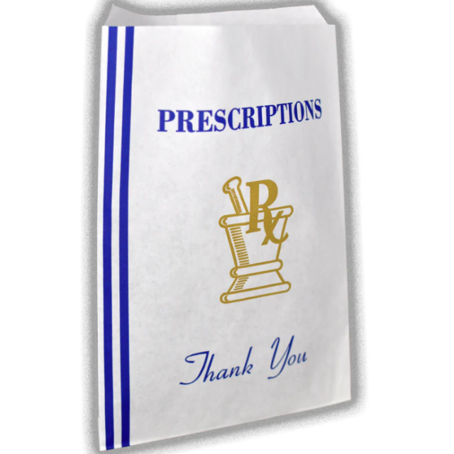 STOCK THANK YOU - 7 X 10 - RX BAG 12