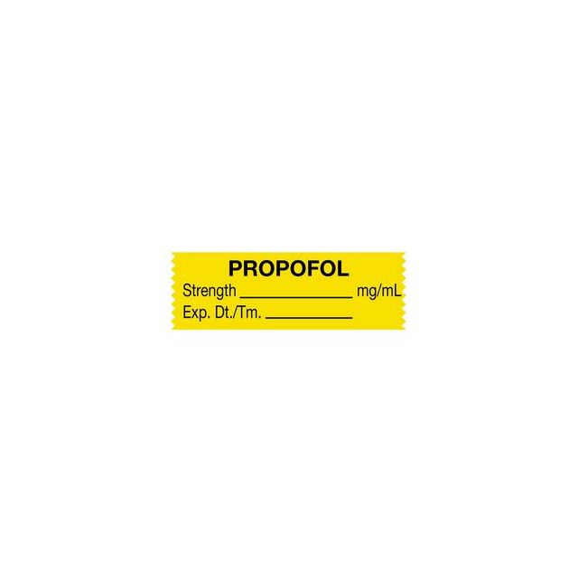 PROPOFOL MG/ML ANESTHESIA TAPE