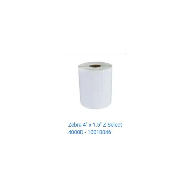 10010046 DT LABELS ZEBRA Z-SELECT 4000D - 10010046