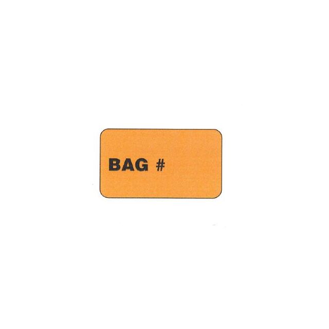 AUXILIARY LABEL - 1-3/4 X 1 - BAG  - 5821PM9BAG