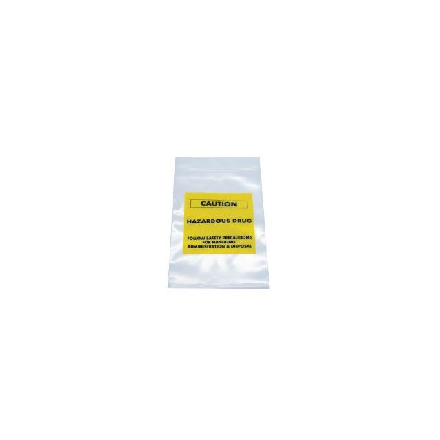 CAUTION HAZARDOUS DRUG 4" X 6", 4MIL, 100/PKG - AMSH146