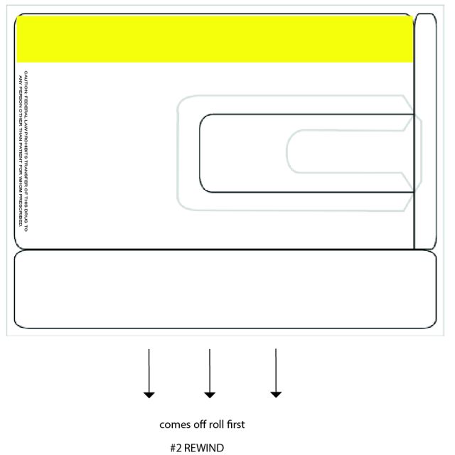 BLANK 764 DIRECT THERMAL LABELS WITH REORDER TAB - BLANK764-ADL-RW2