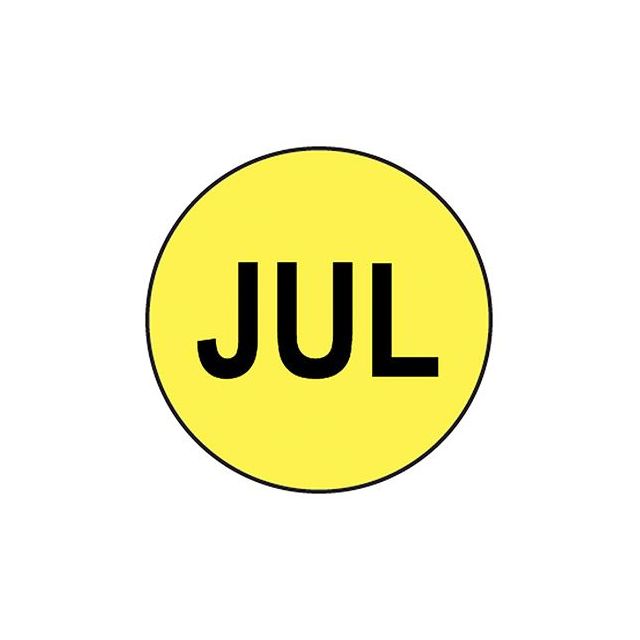 3/4 CIRCLE - JULY - 500/ROLL - CR.75JUL