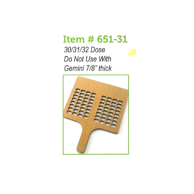 651-31 PADDLE FOR 200-52 BLISTERS - J651-31