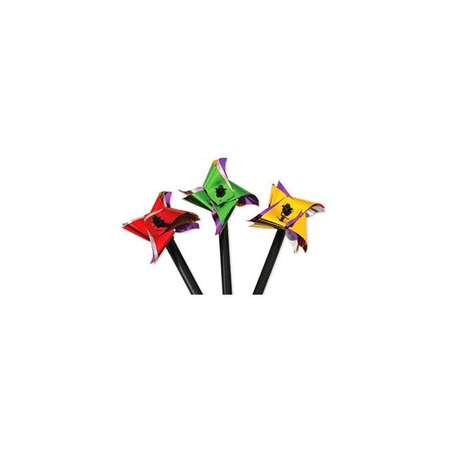 METALLIC MINI PINWHEELS ASSORTED COLORS - MB4666