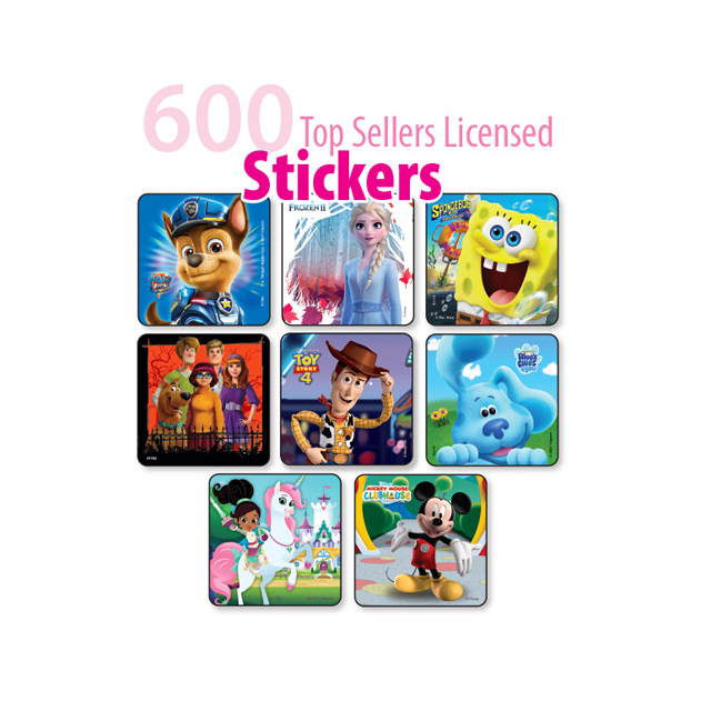 TSL TOP SELLERS LICENSED STICKER SAMPLER - MBTSL