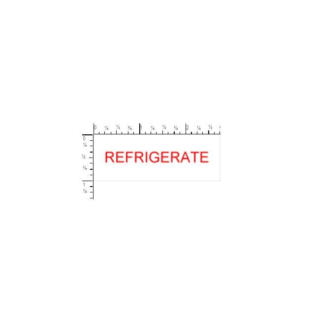 SELF-INKING STAMP, 1 x 2-3/4, REFRIGERATE - P4915REF