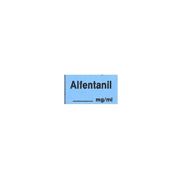 ANESTHESIA TAPE: ALFENTANIL 1/2 X 500 - TA240