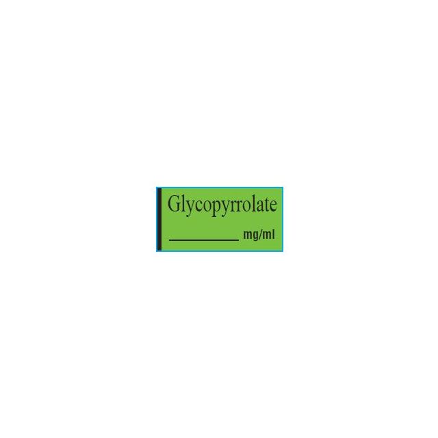 ANESTHESIA TAPE: GLYCOPYRROLATE 1/2" X 500" - TA311