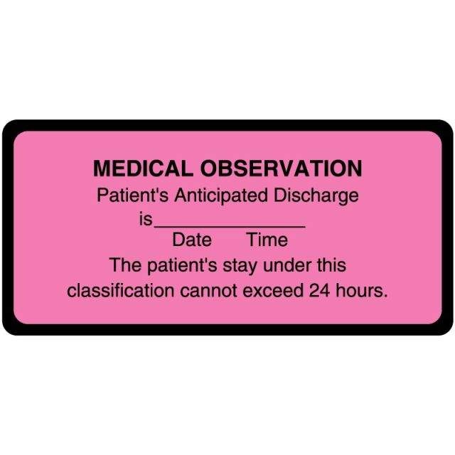 LABEL MEDICAL OBSERVATION - UT302