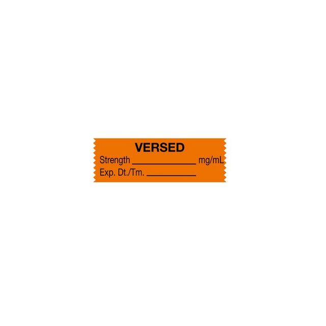 VERSED MG/ML ANESTHESIA TAPE - TJ013