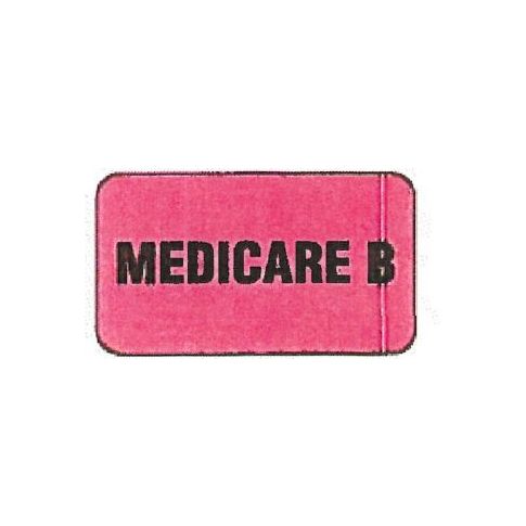 AUXILIARY LABEL - 1-3/4 X 1 - MEDICARE B