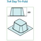 BLISTER - 7 X 4 - 28 CAVITY MULTIMED - TRI-FOLD - 250/CASE - J200-46