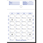 SYNMED 28 DOSE WEEKLY CARD REAR - 500/CASE - SYN130-28-R-J