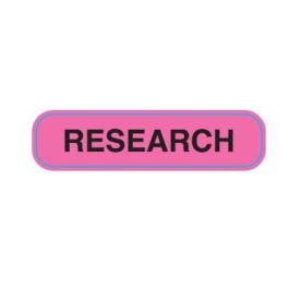 Research Labels RESEARCH LABELS 1 5/8 X 3/8