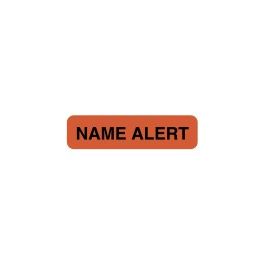 Name Alert Sign Printable LABEL NAME ALERT