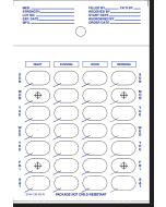 CARD - 28 DAY - WEEKLY - SYNMED-BACK - 500/CASE - SYN130-28-R-J